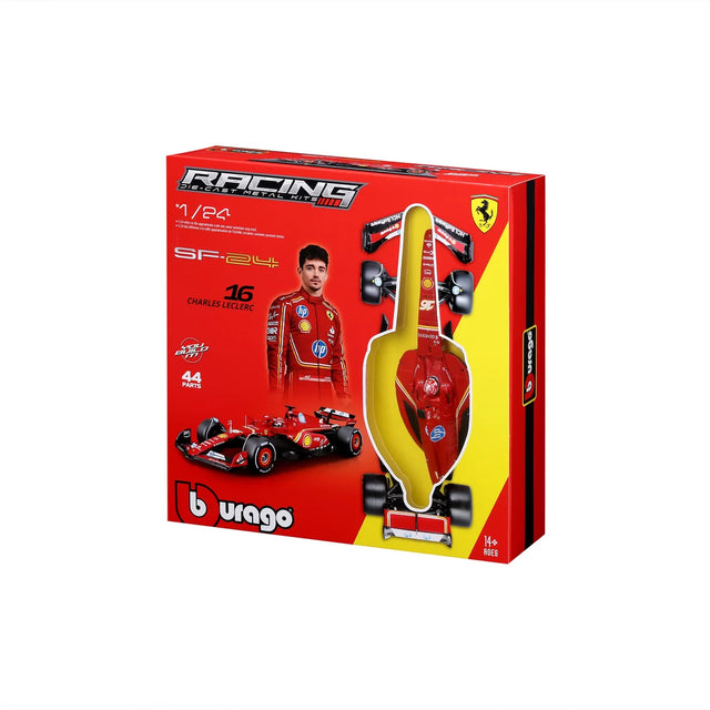 Bburago F1 Ferrari SF-24 2024 Model Kit Charles Leclerc 1/24 Scale Model