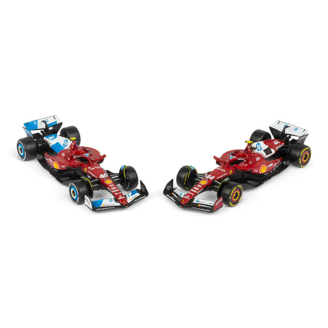 Bburago F1 Ferrari F1 Team SF-25 2025 Lewis Hamilton Driver Two (2) Pack 1/43 Scale Model