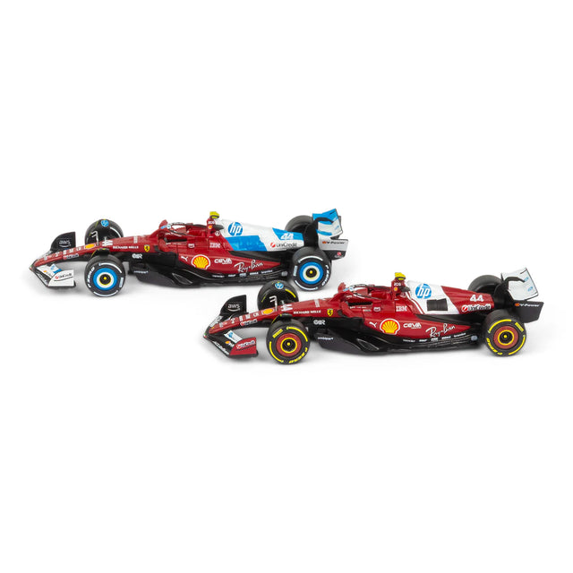 Bburago F1 Ferrari F1 Team SF-25 2025 Lewis Hamilton Driver Two (2) Pack 1/43 Scale Model