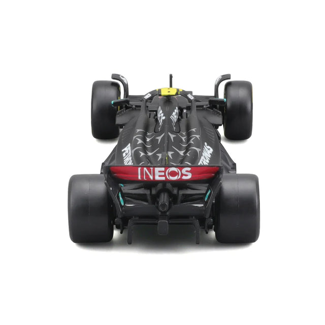 Bburago F1 Mercedes F1 Team - AMG PETRONAS W14 No.44 2023 with Helmet - Lewis Hamilton 1/43 Scale Model