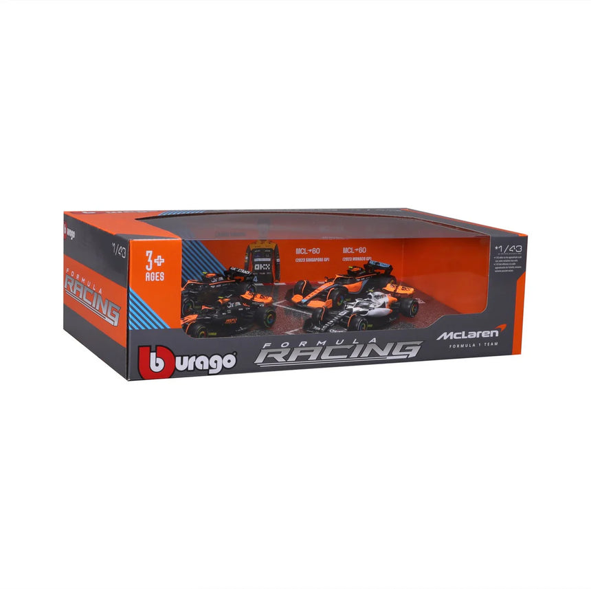 Bburago F1 McLaren F1 Team - Lando Norris Set of 4 Highlights 1/43 Scale Model