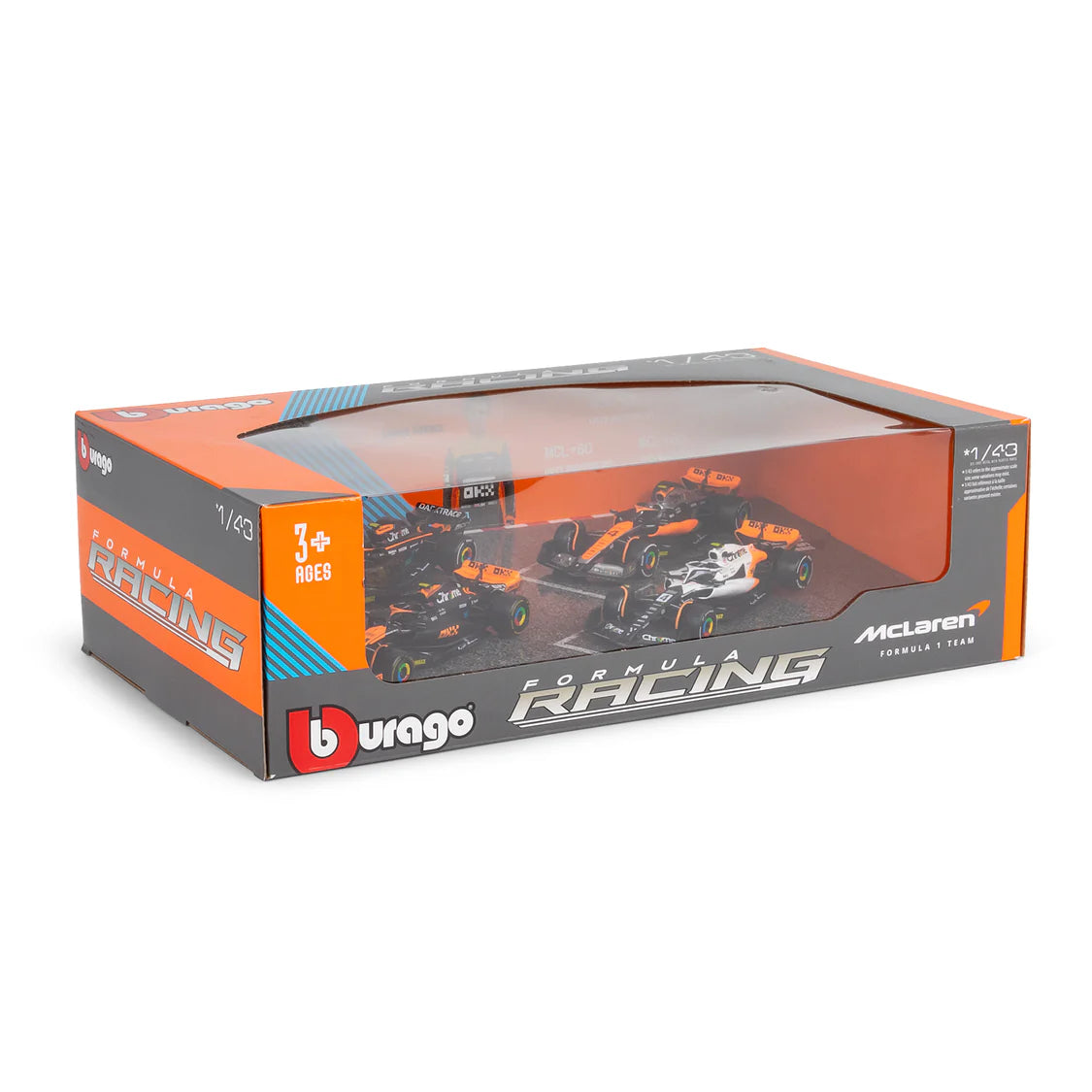 Bburago F1 McLaren F1 Team - Lando Norris Set of 4 Highlights 1/43 Scale Model
