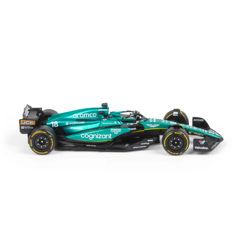 Bburago F1 Aston Martin F1 2023 AMR23 #18 Lance Stroll 1/43 Model Car B18-38190S