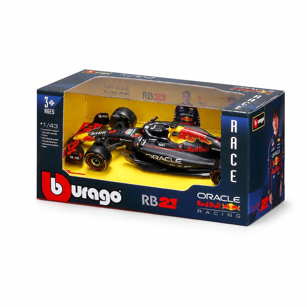 Bburago F1 Red Bull Racing RB21 2025 Max Verstappen 1/43 Scale Model