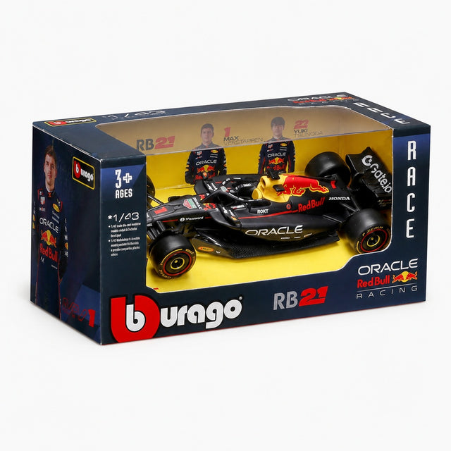 Bburago F1 Red Bull Racing RB21 2025 Max Verstappen 1/43 Scale Model