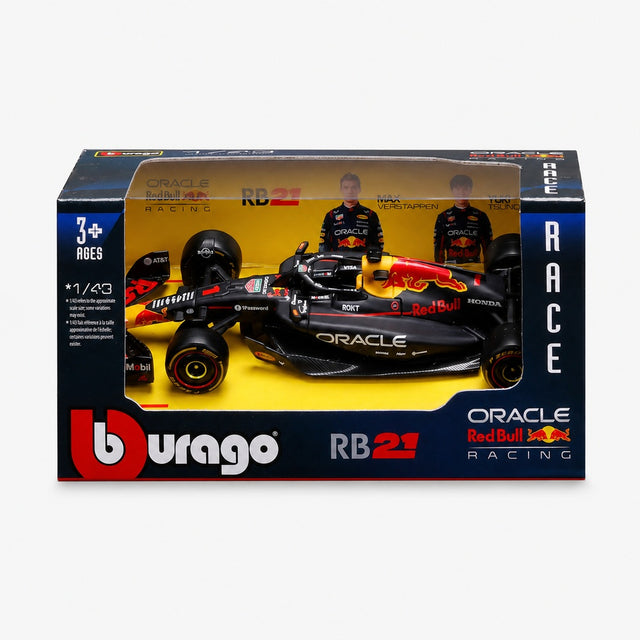 Bburago F1 Red Bull Racing RB21 2025 Max Verstappen 1/43 Scale Model
