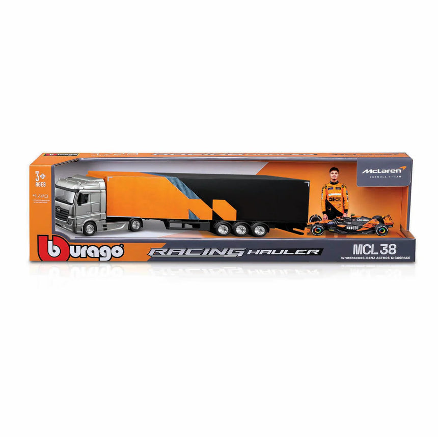 Bburago F1 McLaren F1 Racing Transporter MCL38 2024 - Lando Norris 1/43 Scale