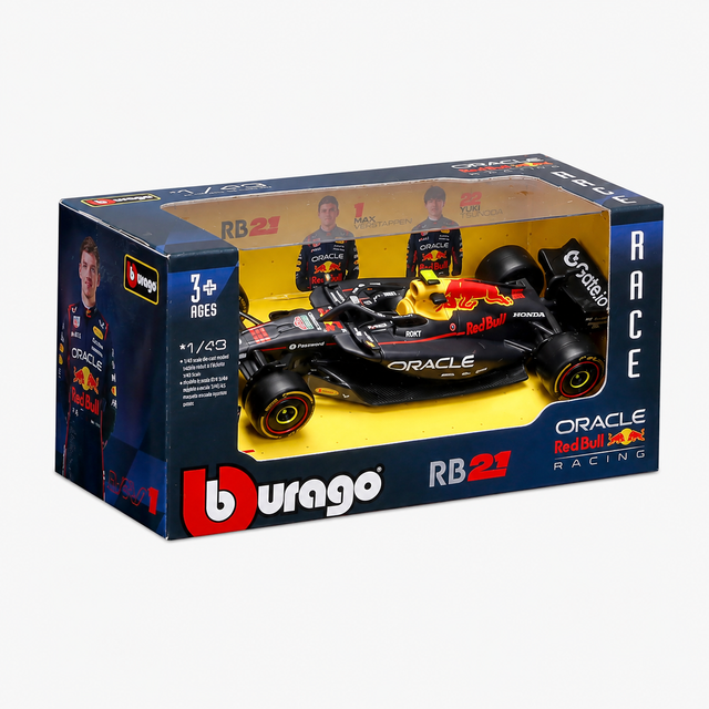 Bburago F1 Red Bull Racing RB21 2025 Yuki Tsunoda 1/43 Scale Model