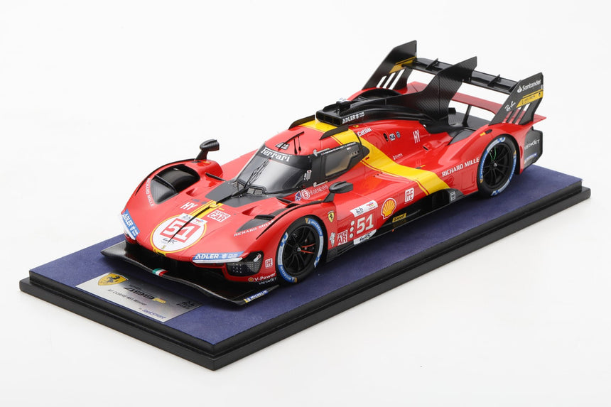 LookSmart Ferrari 499P No.51 FERRARI - AF CORSE Winner 24H Le Mans 2023 - A. Pier Guidi - J. Calado - A. Giovinazzi 1/18 Scale