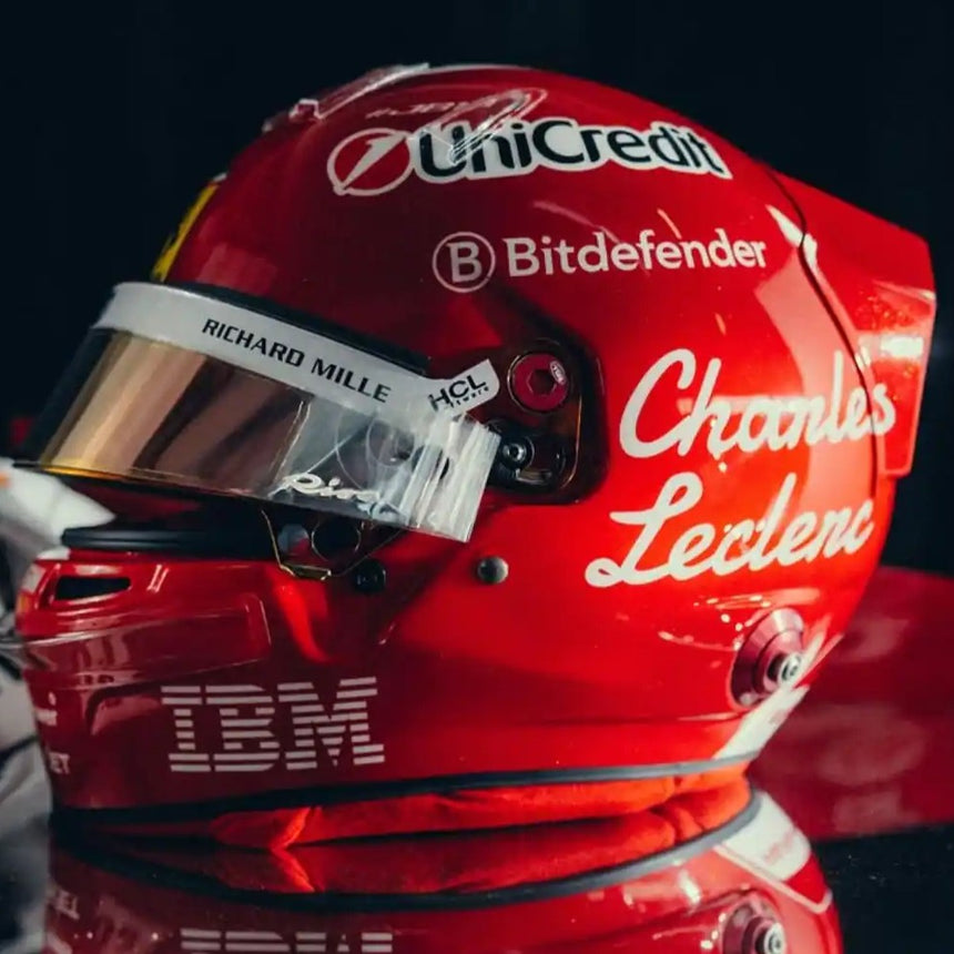 LookSmart Charles Leclerc - Italian GP 2025 Mini Replica Helmet 1/5 Scale Model