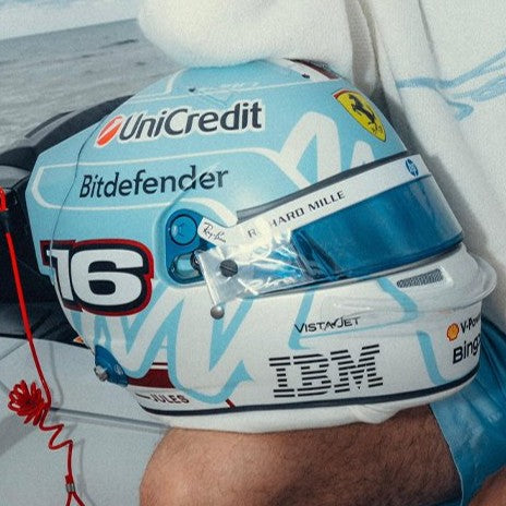 LookSmart F1 Charles Leclerc - Miami GP 2026 1/5 Scale Mini Replica Helmet