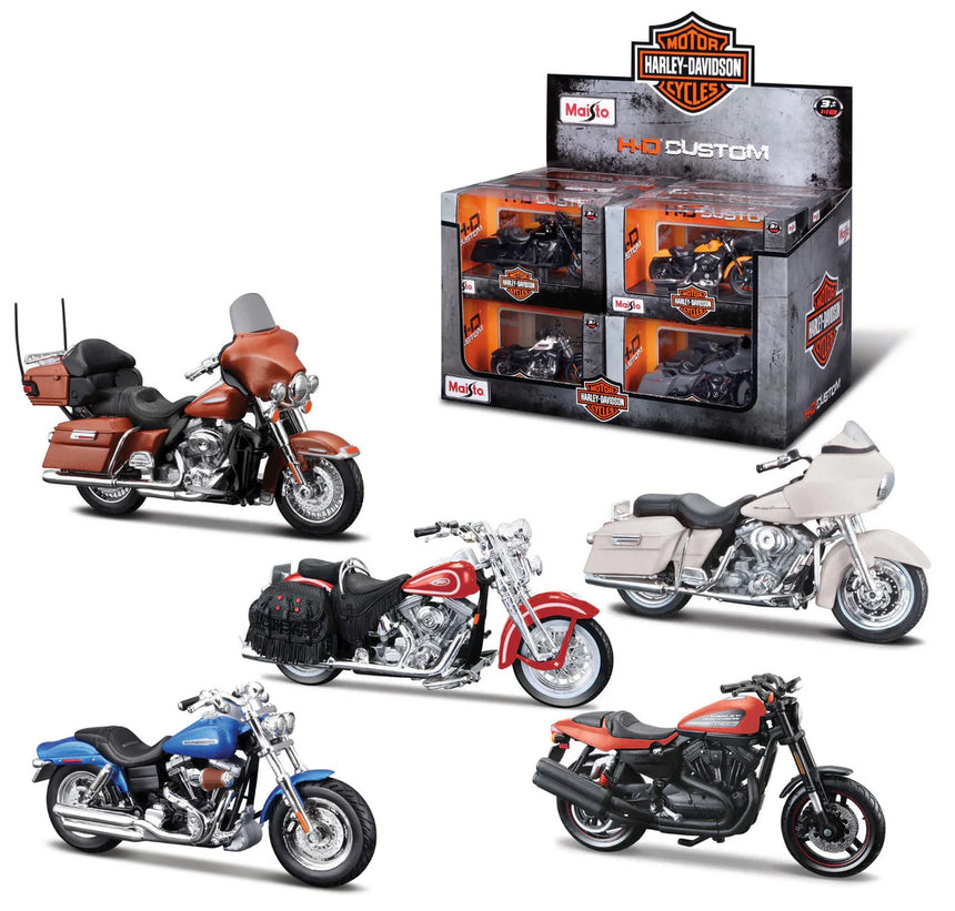 Maisto Harley Davidson Series 42 1/18 Scale Motorcycle Model (1 Random Bike Assortment)