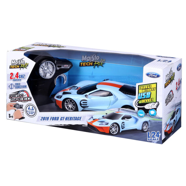 Maisto Premium RC Remote Control Ford GT Heritage 1/24 Scale Model