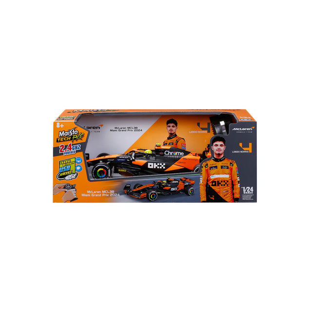Bburago F1 Premium RC Remote Control F1 Mclaren Lando Norris 2.4Ghz 1/24 Scale Model
