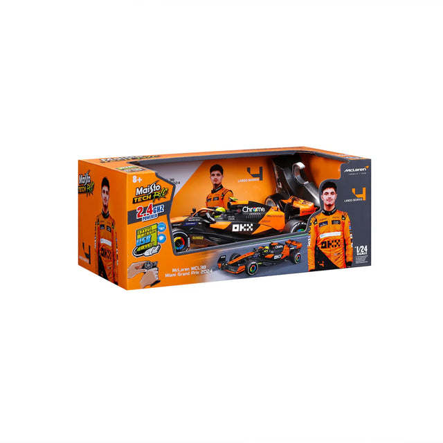 Bburago F1 Premium RC Remote Control F1 Mclaren Lando Norris 2.4Ghz 1/24 Scale Model