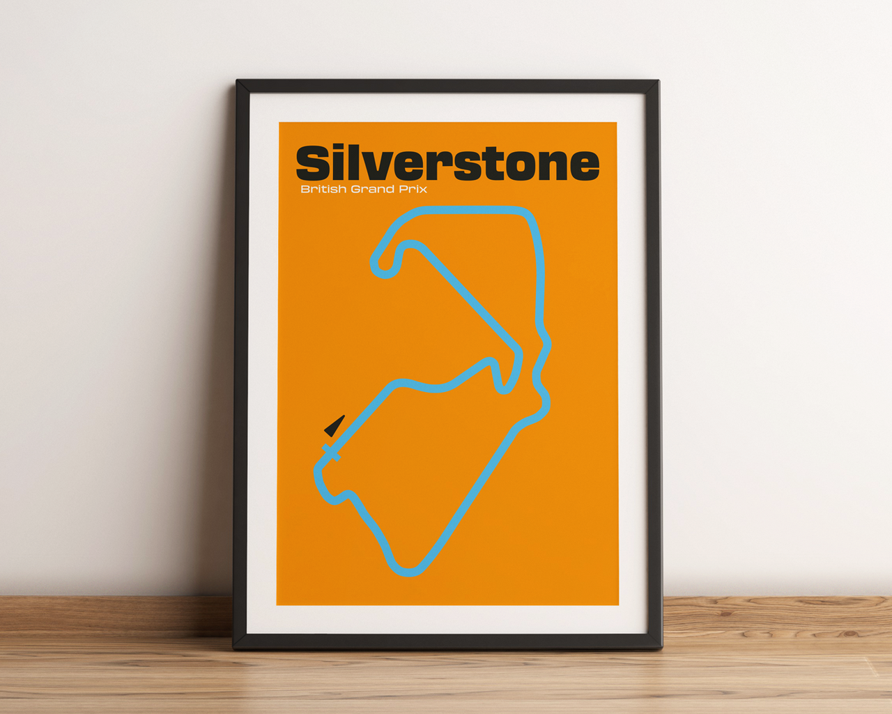 Silverstone McLaren F1 Team Colours A3 poster