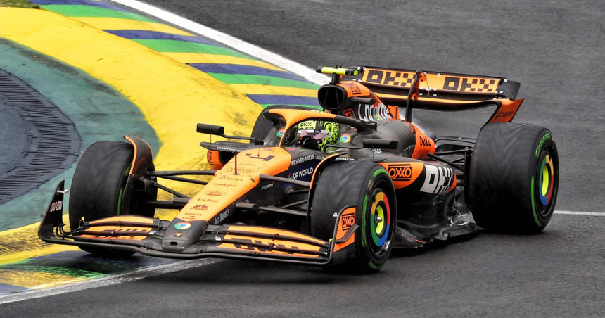 Spark Models F1 McLaren F1 No.4 McLaren Formula 1 Team - Winner Australian GP 2025 - Lando Norris 1/18 Scale