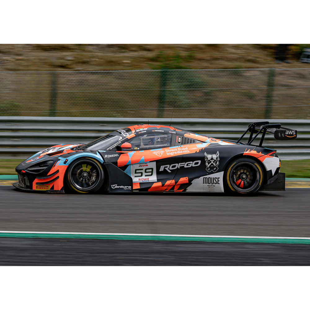 Spark Models McLaren 720S GT3 EVO No.59 Garage 59 - 6th 24H Spa 2025 - J. Loake - M. Kirchhöfer - B. Goethe 1/43 Scale Model