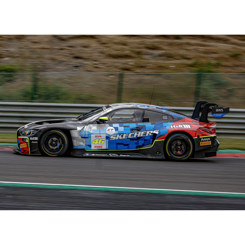 Spark Models BMW M4 GT3 EVO No.46 Team WRT - 24H Spa 2025 - R. Rast - K. Magnussen - V. Rossi 1/43 Scale Model