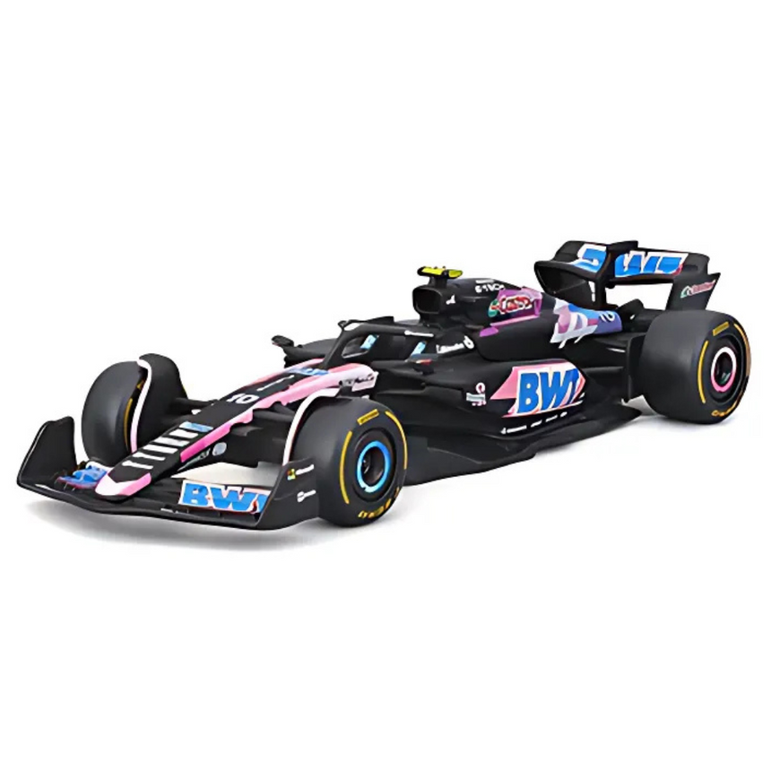 Bburago F1 BWT Alpine F1 Team A524 2024 With Helmet - Pierre Gasly 1/43 Scale