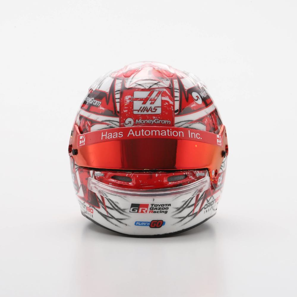 Spark Models MoneyGram Haas F1 Team - Esteban Ocon - Japanese GP 2025 Mini Replica Helmet 1/5 Scale