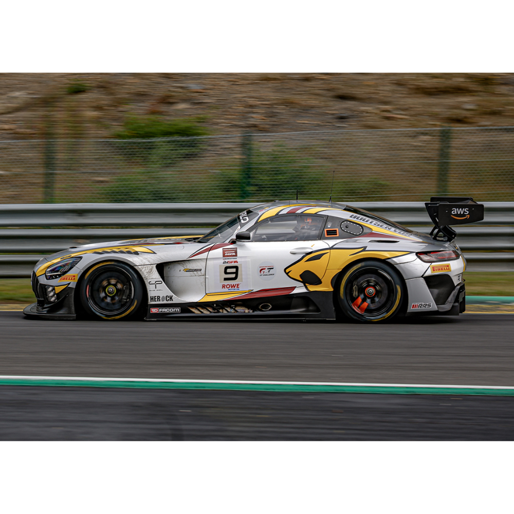 Spark Models Mercedes-AMG GT3 EVO No.9 Boutsen VDS - 24H Spa 2025 - M. Grenier - M. Götz - M. Martin 1/43 Scale Model