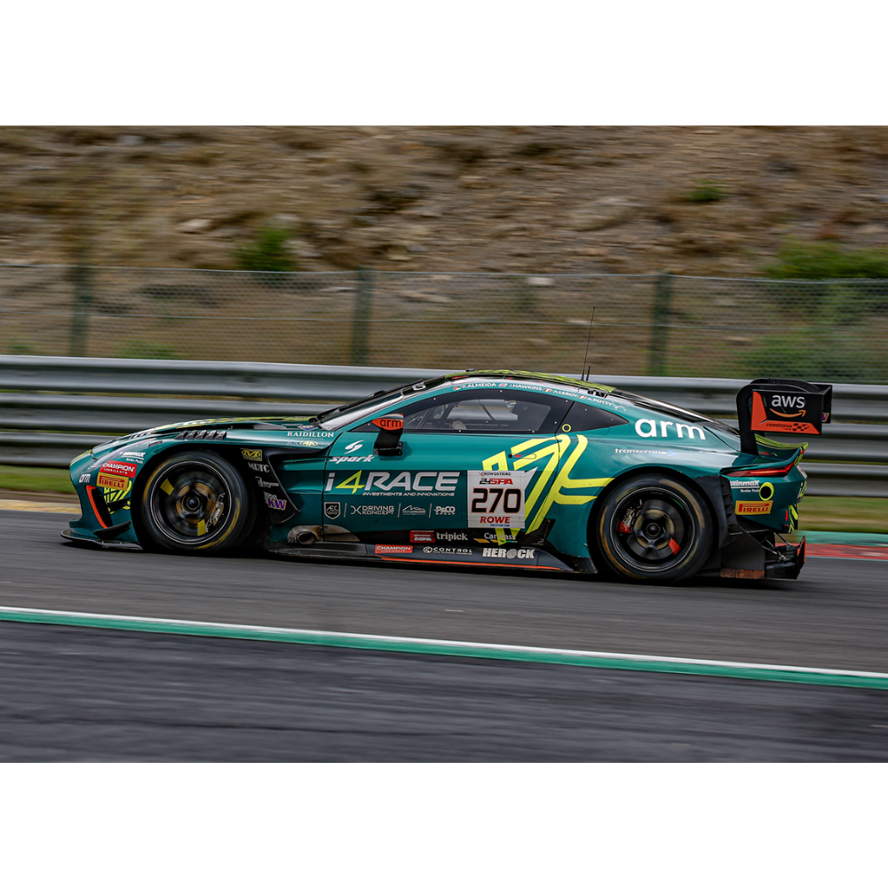 Spark Models Aston Martin Vantage AMR GT3 EVO No.270 Comtoyou Racing - 24H Spa 2025 - A. Leroy - R. Almeida - A. Potty - J. Hawkins 1/43 Scale Model