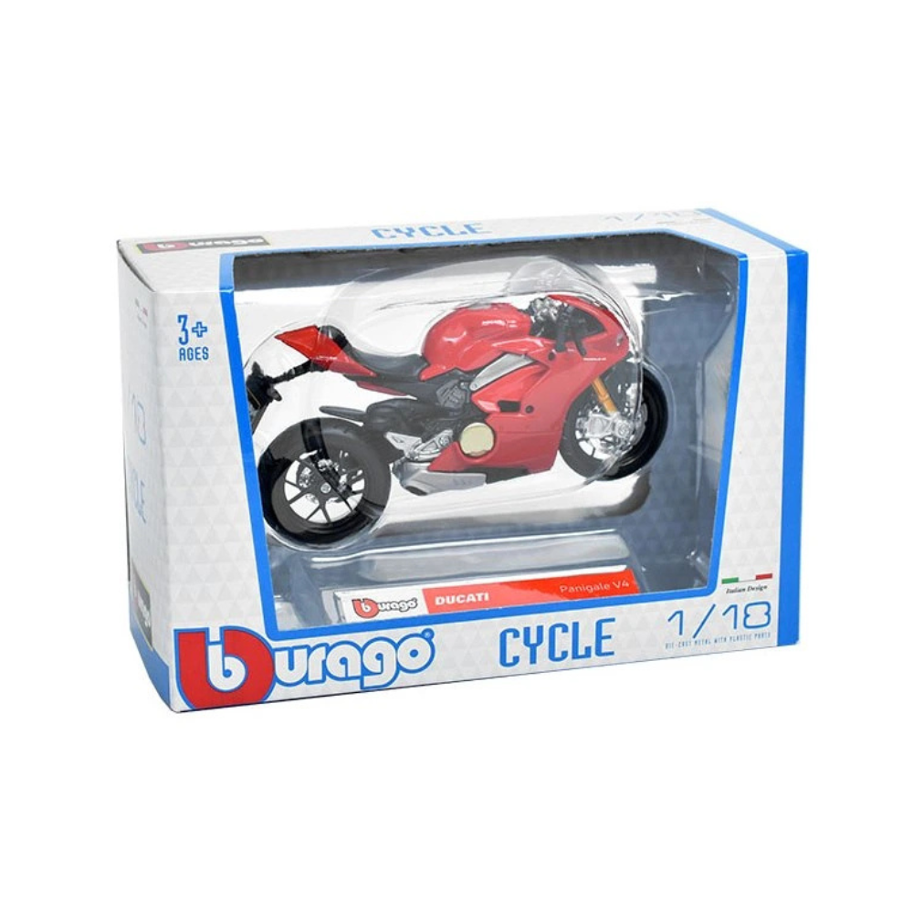 Bburago Ducati Panigale V4 Toy Bike 1/18 Scale Model