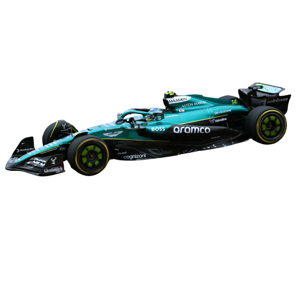 Spark Models F1 Aston Martin F1 No.14 Aston Martin Aramco Formula One Team - Japanese GP 2025 - Fernando Alonso 1/43 Scale