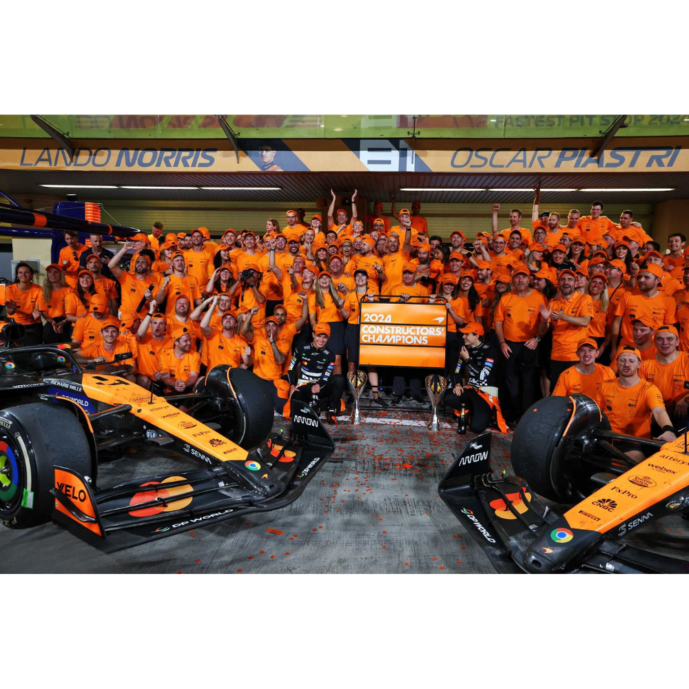 LookSmart F1 McLaren MCL39 No.4 & No.81 Formula 1 Constructors' Champion 2025 - Lando Norris & Oscar Piastri 1/43 Scale Model