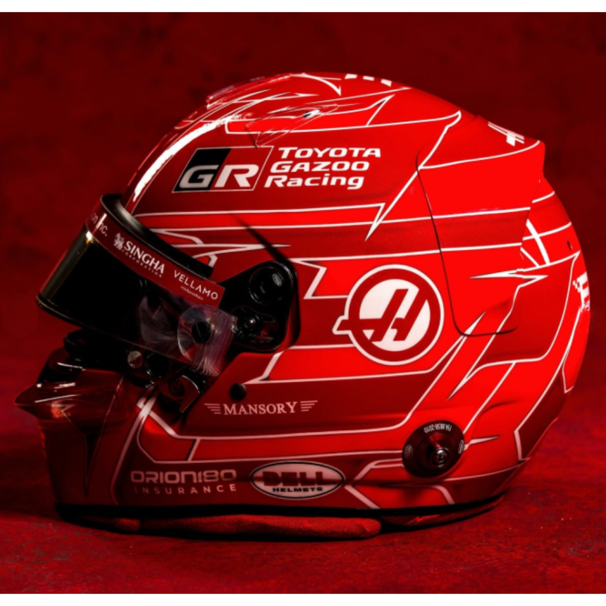 Spark Models F1 TGR Haas F1 Team - Esteban Ocon - 2026 1/5 Scale Mini Replica Helmet
