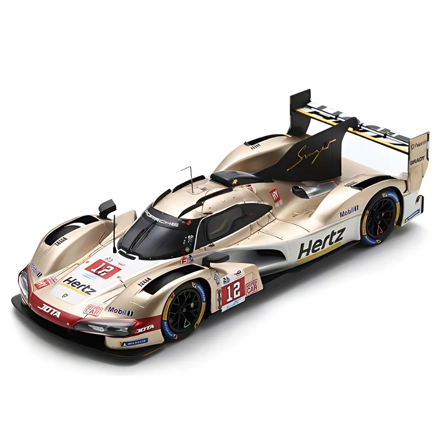 Spark Models Porsche 963 No.12 Hertz Team Jota - 8th Le Mans 24H 2024 - W. Stevens - N. Nato - C. Ilott 1/64 Scale