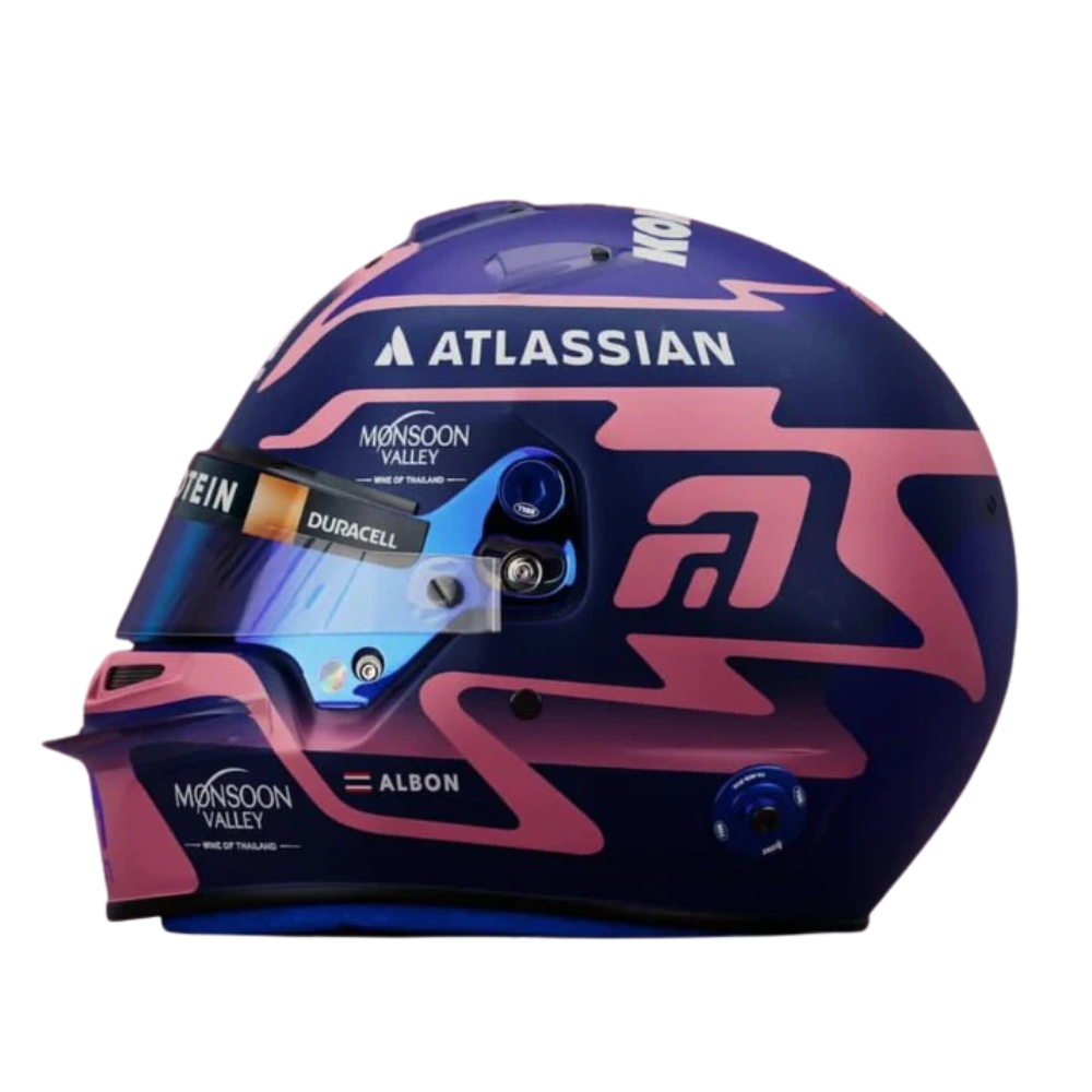 Spark Models Williams Racing Alexander Albon 2025 Helmet Model 1 5 Spark models williams racing alexander albon 2025 helmet model 1 5