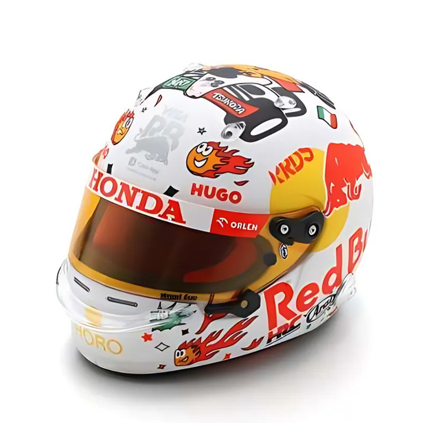 Spark Models Visa Cash App RB Formula One Team - Yuki Tsunoda - Italian GP 2024 1/5 Scale Mini Replica Helmet