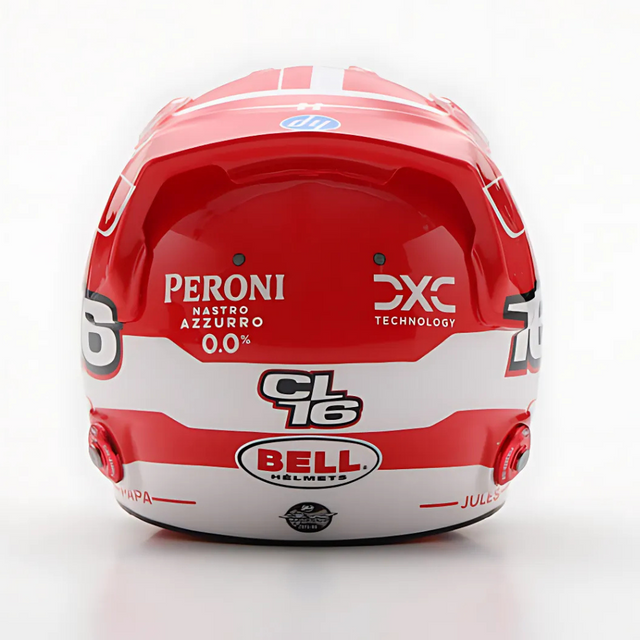 LookSmart F1 Charles Leclerc - Scuderia Ferrari HP 2025 Mini Replica Helmet Model 1/5 Scale Model