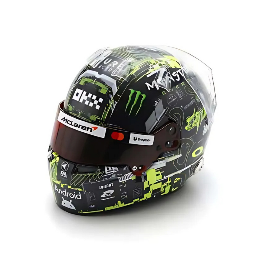 Spark Models McLaren Formula 1 Team - Lando Norris - 2025 Mini Replica Helmet Model Test Helmet 1/5 Scale