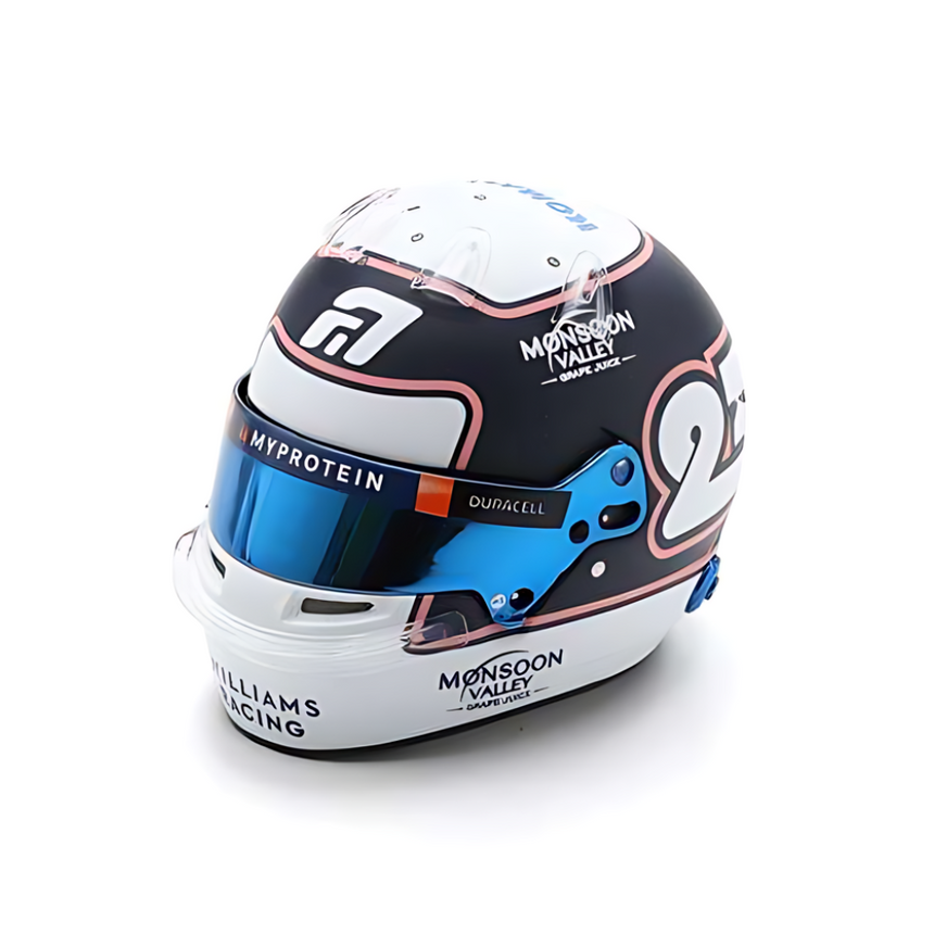 Spark Models Williams - Alexander Albon - Monaco GP 2024 Mini Replica Helmet 1/5 Scale