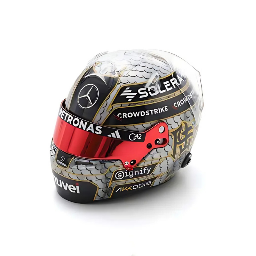 Spark Models Mercedes-AMG PETRONAS F1 Team - George Russell - Chinese GP 2025 Mini Replica Helmet 1/5 Scale