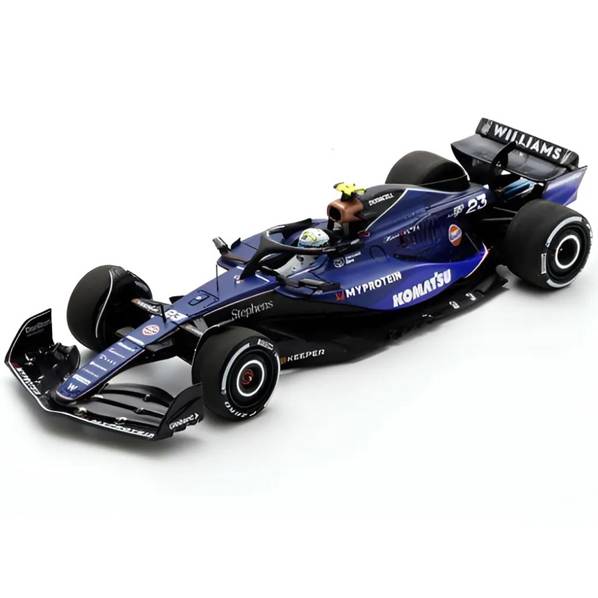 Spark Models F1 Williams Racing FW46 No.23 US GP 2024 - Alex Albon (100th Race) 1/43 Scale
