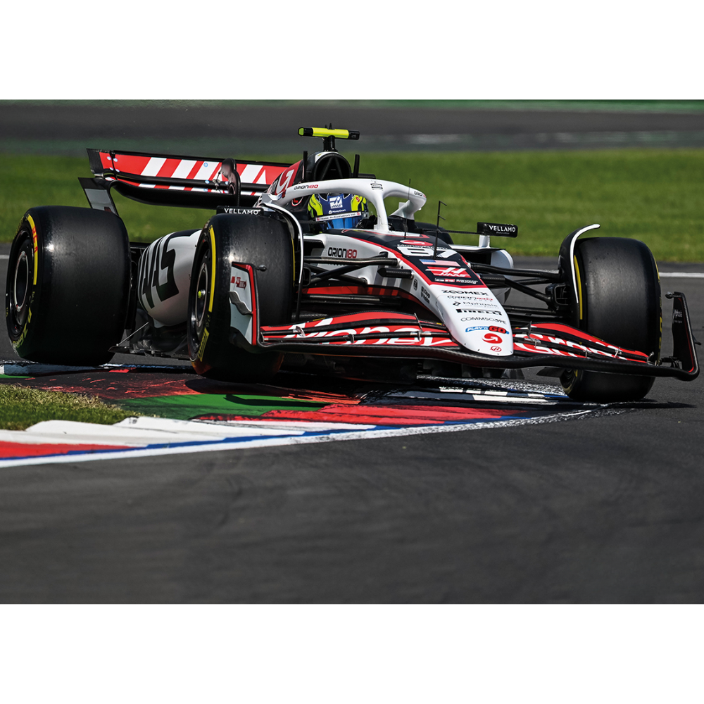 Spark Models F1 MoneyGram Haas F1 Team VF25 No.87 4th Mexican GP 2025 - Oliver Bearman - (with pit board) 1/43 Scale Model