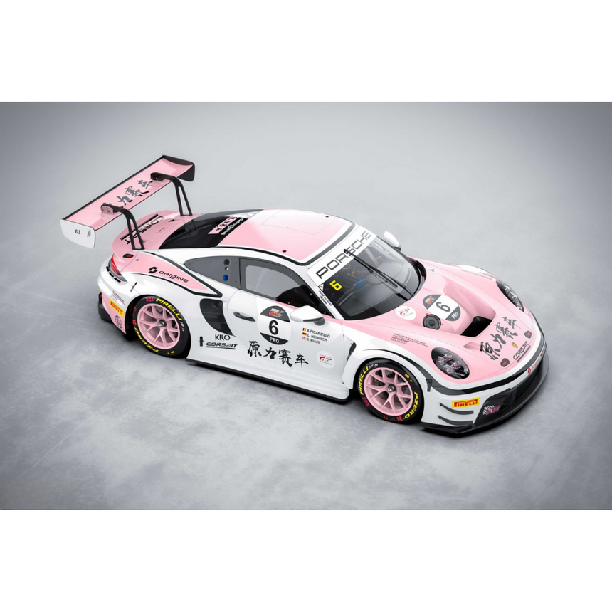Spark Models Porsche 911 GT3 R No.6 Origine Motorsport - 5th Suzuka 1000km 2025 - L. Heinrich - A. Picariello - B. Buus 1/43 Scale Model