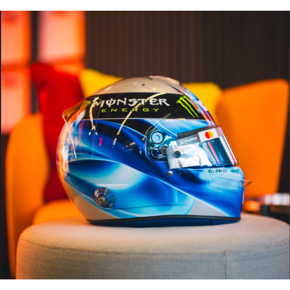 Spark Models F1 McLaren Mastercard - Oscar Piastri Canadian GP 2026 1/5 Scale Mini Replica Helmet