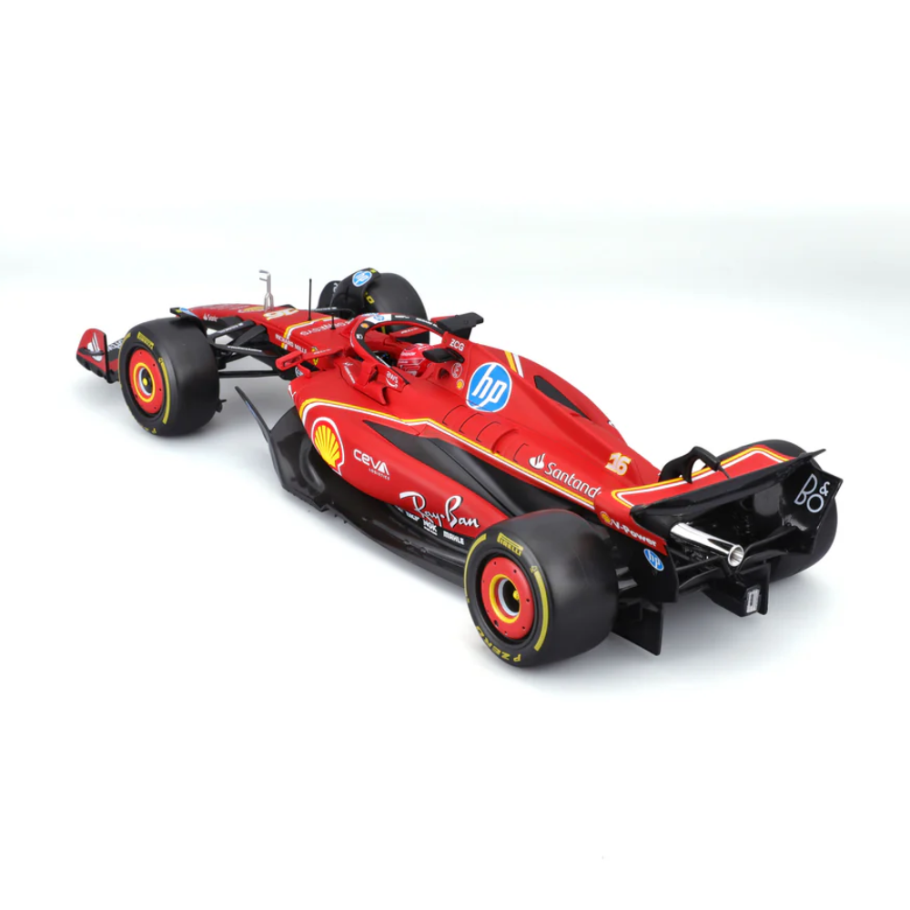 Bburago F1 2023 Ferrari F1 Team SF-23 No.55 - Carlos Sainz With Helmet 1/24 Scale Model