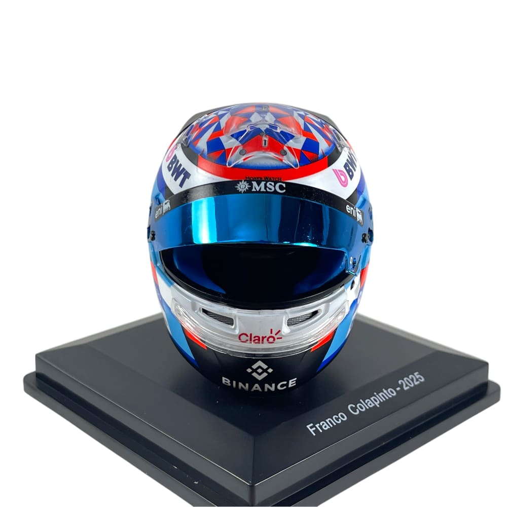 Spark Models F1 BWT Alpine F1 Team - Franco Colapinto - 2025 Mini Replica Helmet 1/5 Scale Model