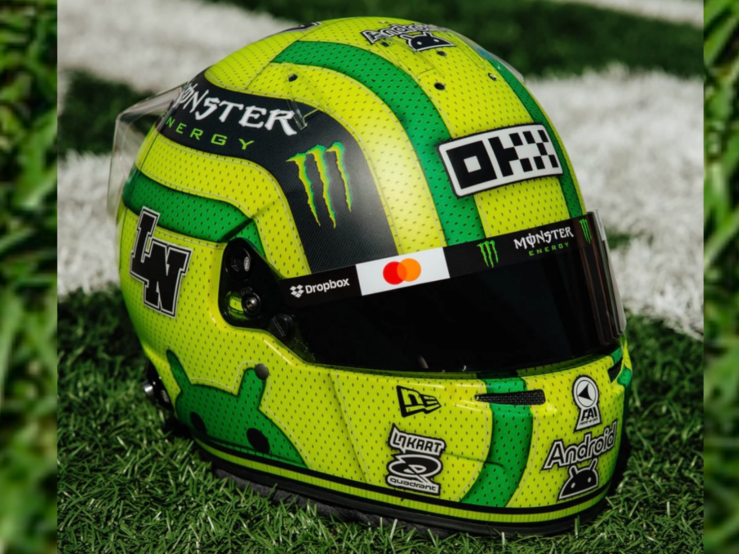 Spark Models F1 McLaren F 1 Team - Lando Norris - US GP 2025 1/5 Scale Mini Replica Helmet