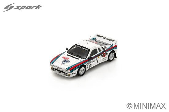 Spark Models Lancia 037 Rally No.1 Winner Monte Carlo Rally 1983 - Walter Röhrl 1/43 Scale