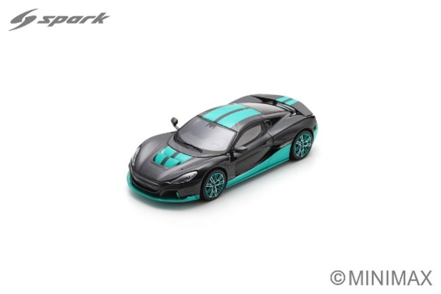Spark Models Rimac Nevera Time Attack 2023 - Racing Green 1/43 Scale