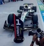 Spark Models F1 Mercedes W16 No.12 Mercedes-AMG PETRONAS F1 Team - Sprint Qualifying Pole Miami GP 2025 - Kimi Ant1lli 1/43 Scale