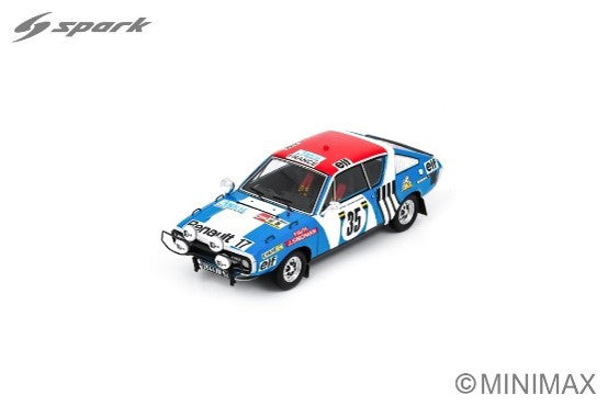 Spark Models Renault 17 No.35 Rallye East African Safari 1975 - J-F. Piot - J. De Alexandris 1/43 Scale