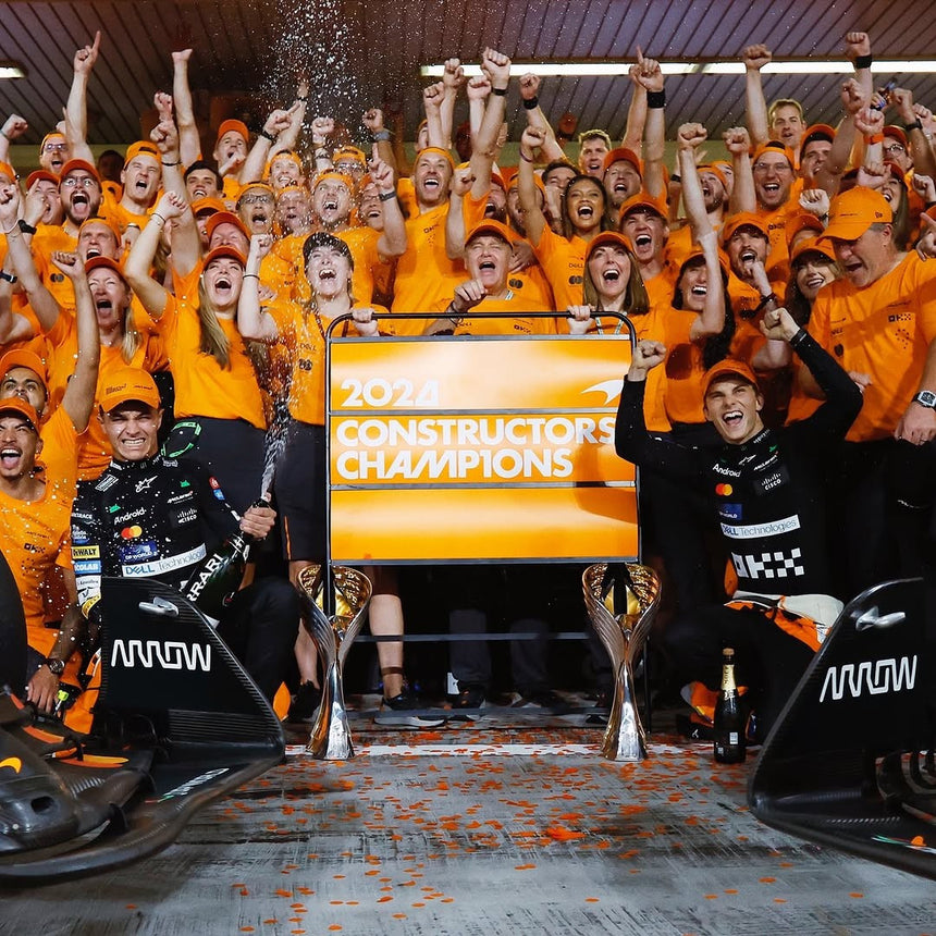 Spark Models F1 McLaren F1 MCL38 No.4 & No.81 Constructor Champion 2024 - Lando Norris & Oscar Piastri 1/43 Scale